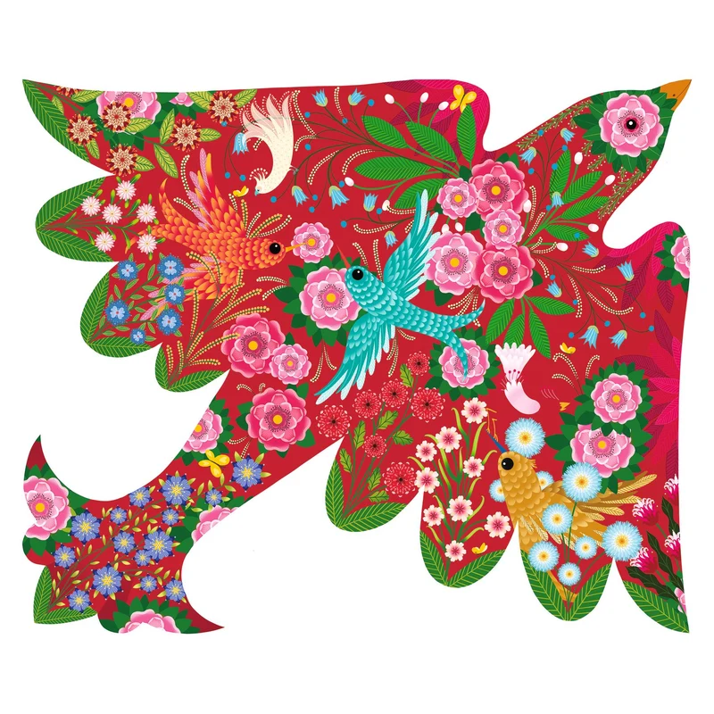 Djeco Pussel Puzz'Art Bird (500 bitar)
