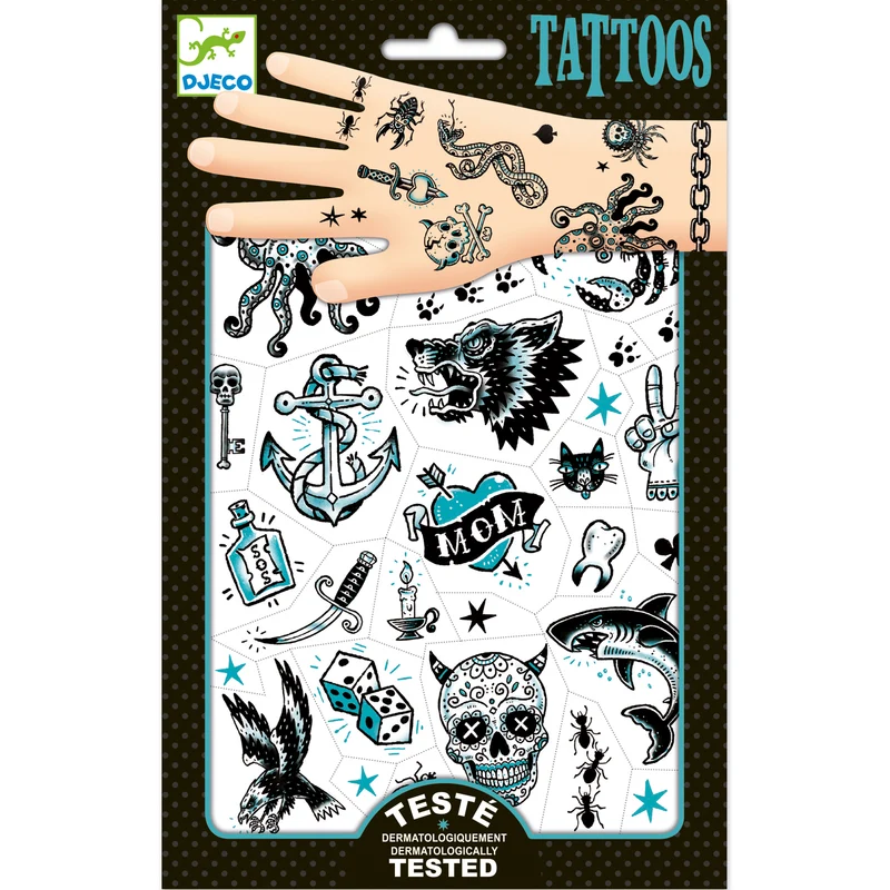 Djeco Tatueringar Dark Side (2 ark)