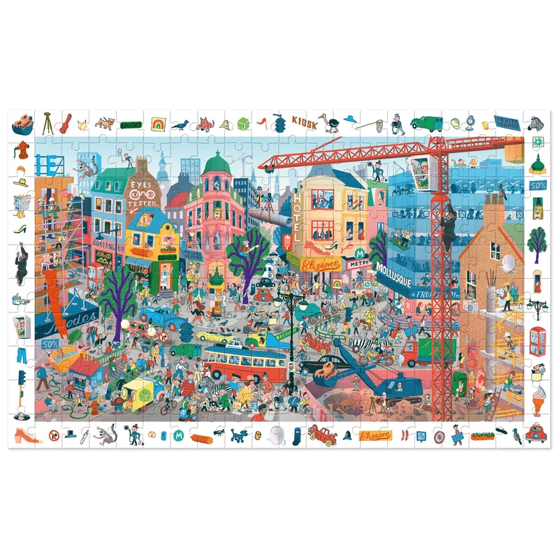 Djeco Observationspussel The City (200 bitar)