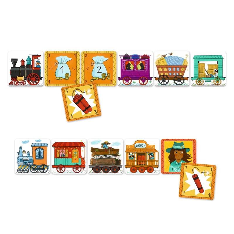 Djeco Kortspel Golden Train