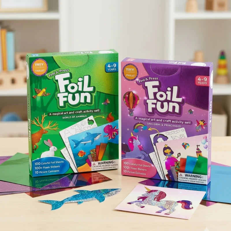 FoilMagic – Lekfullt & kreativt – Konstset med foliedekaler