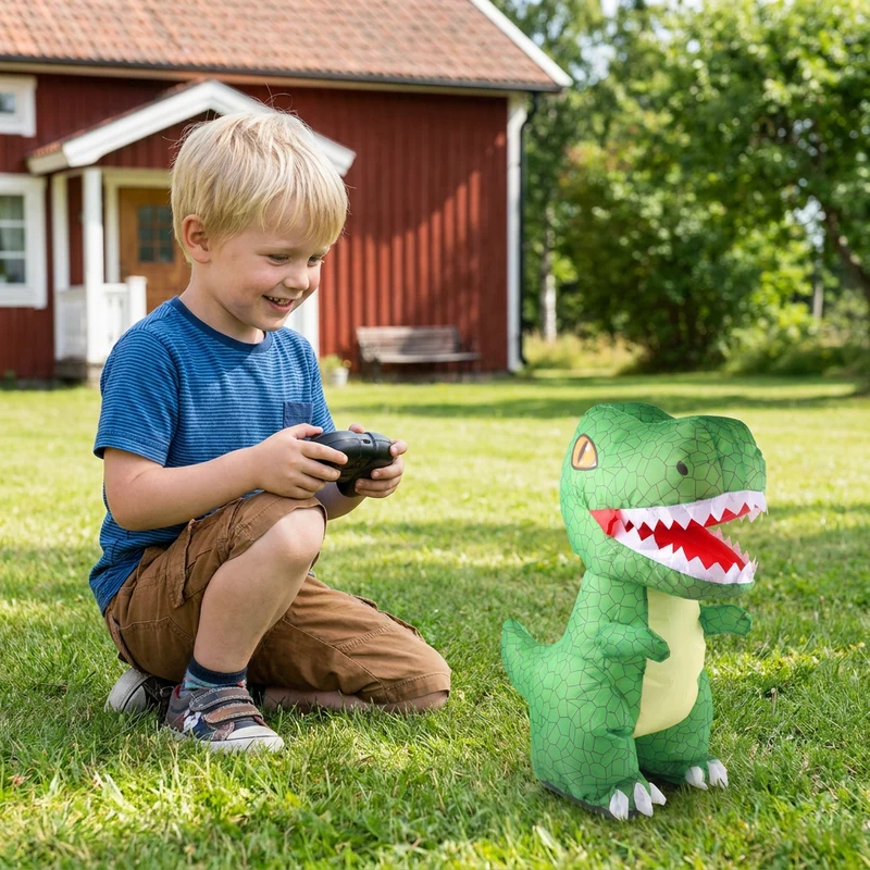 Fjärrstyrd Uppblåsbar T-Rex-Dinosaurieleksak