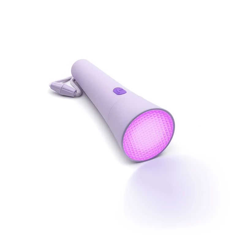 Lalarma Ficklampa, Uppladdningsbar - Purple