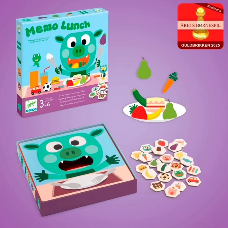 Djeco memoryspel, Memo lunch - "Nominerad till årets barnspel"