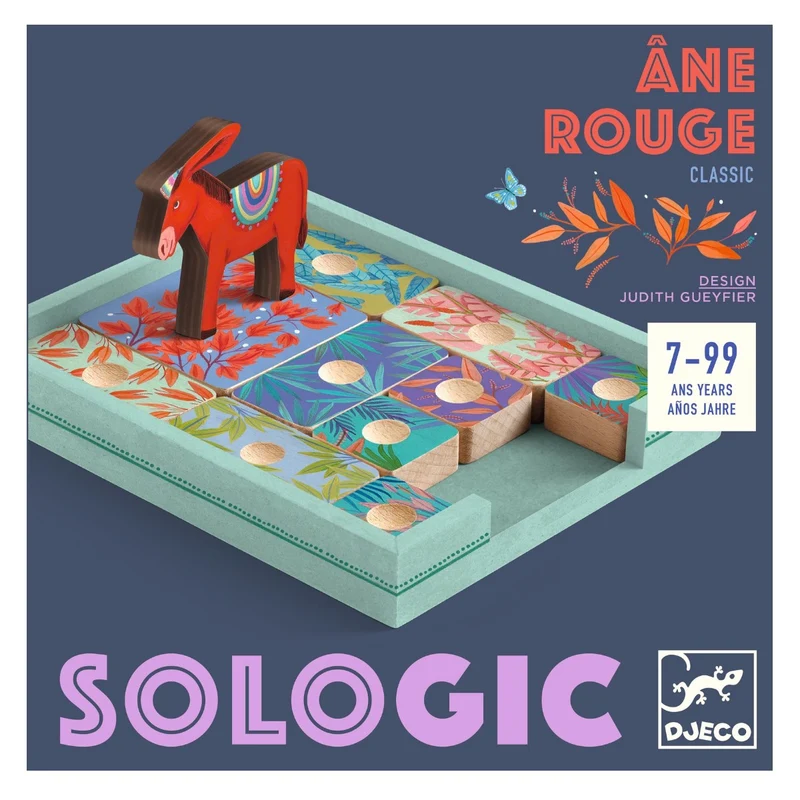 Djeco Spel, Sologic - Âne rouge