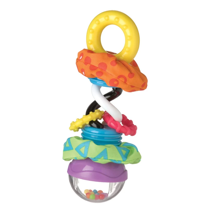 Playgro aktivitetsleksak, Super shaker skallra och bitring