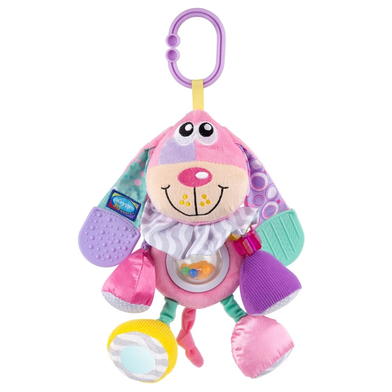 Playgro aktivitetsleksak, Aktivitets hund – Pink