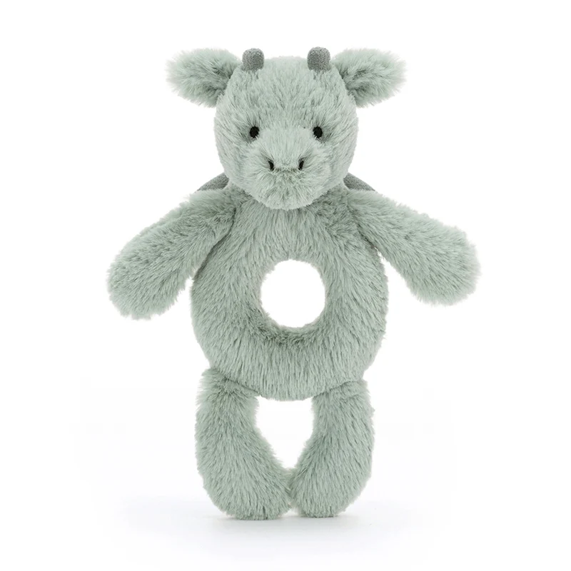 Baby Jellycat ringrassel, Drake – 15 cm