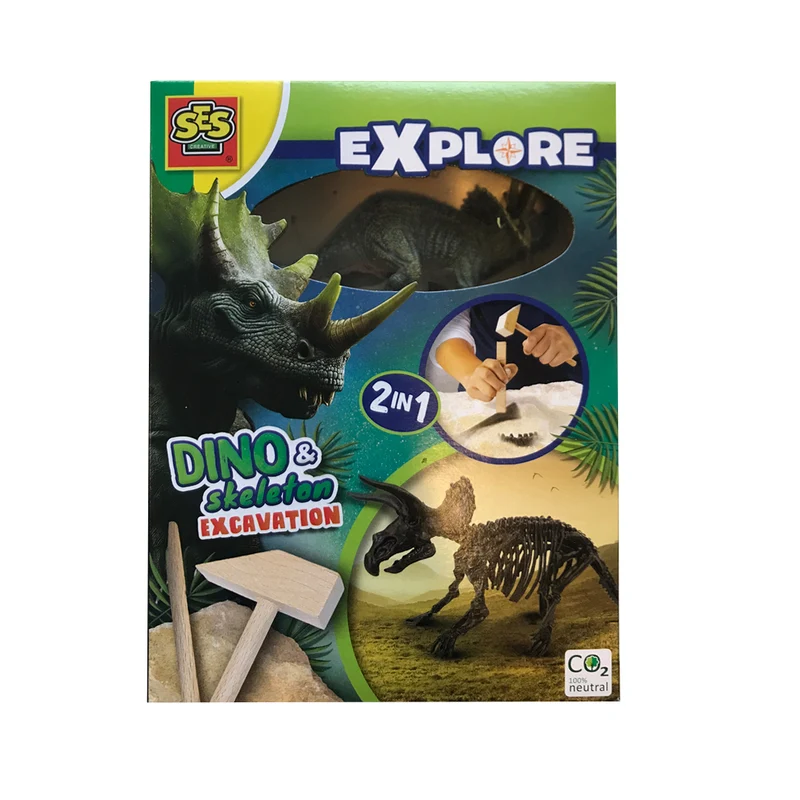 SES Creative, Explore, Gräv upp - Triceratops och skelett