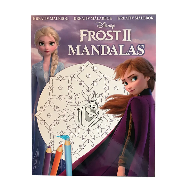 Mandalas Disney Frost 2 målarbok