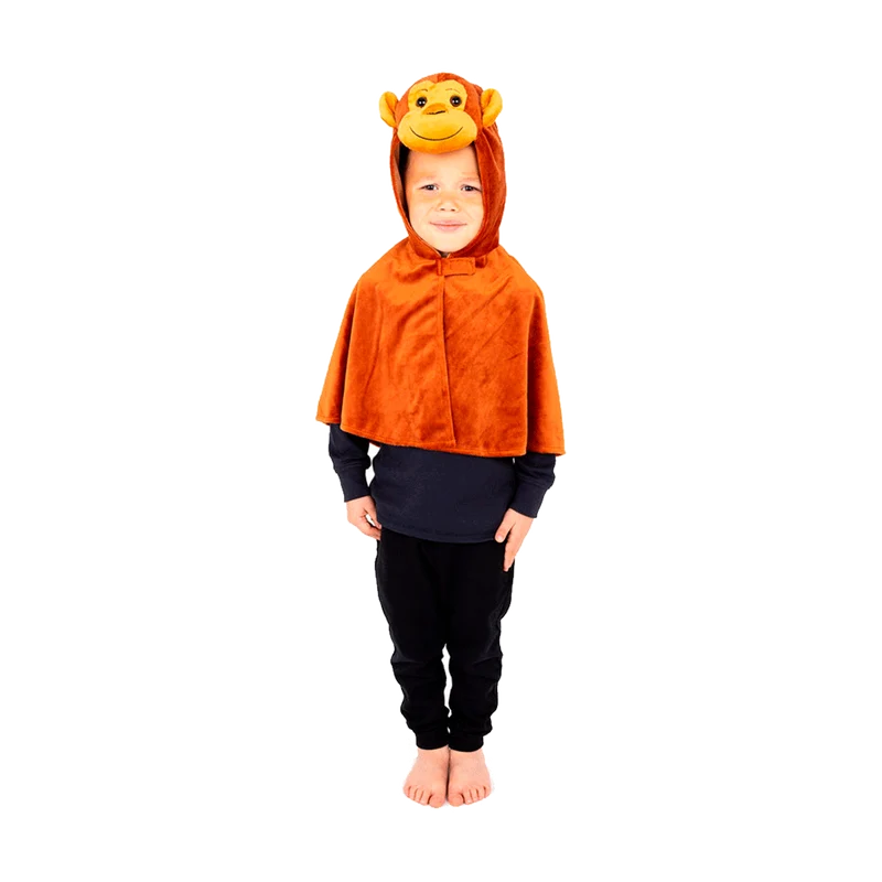 Pretend to bee maskeradkläder, djurdräkt, apa – Storlek 3-7 år