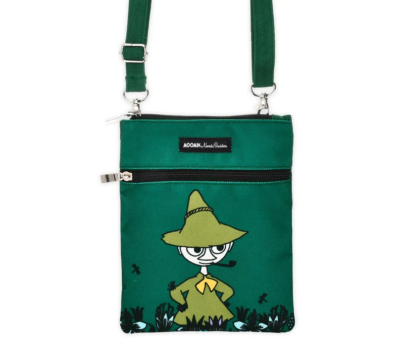 Mumin axelväska för barn – Snufkin's Thoughts Neck Bag