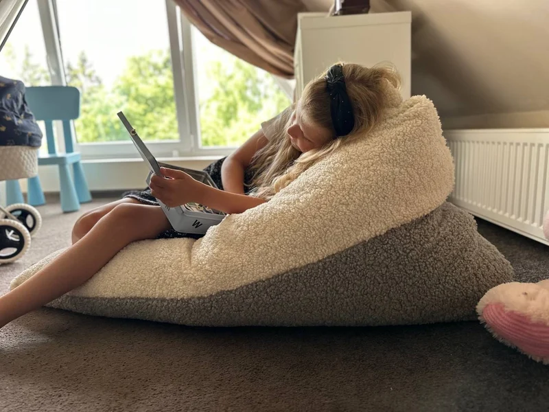 Barnpuff i lammfleece – Cloud Lamb Duo