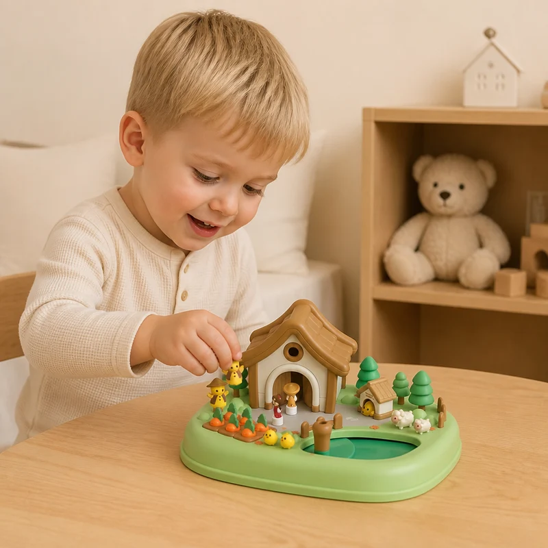 Magnetiskt Drömslott & Trädgårdslekset för Barn
