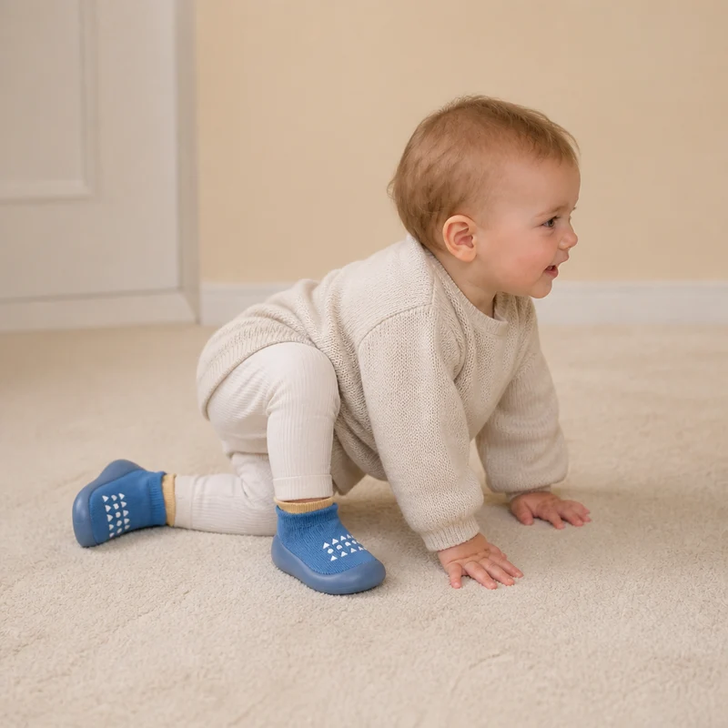 Babysockor – Lätta och Andningsbara Första Gångskor