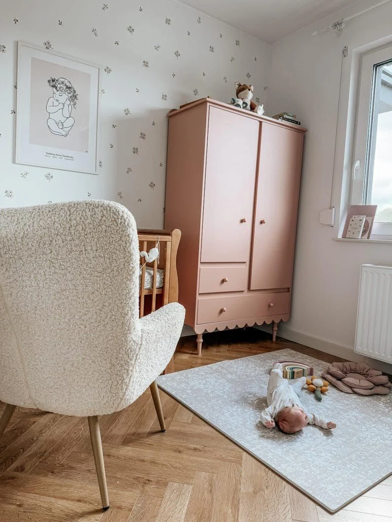 Giftfri Lekmatta Av Skumgummi- Vintage Beige