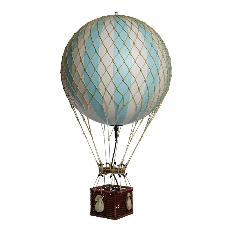 LED Luftballong, Royal Aero blue light - 32 cm