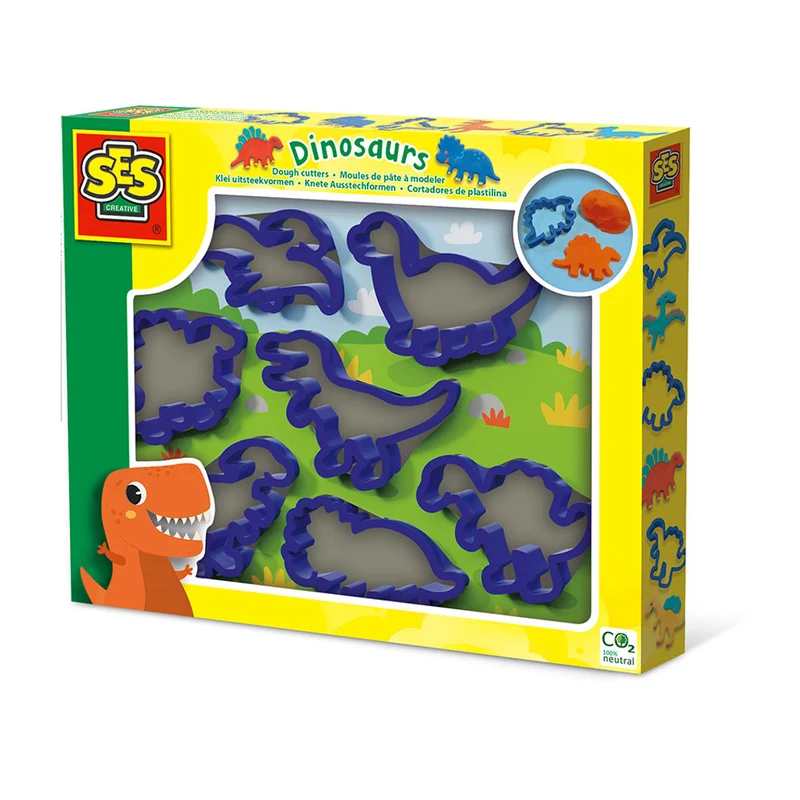 SES Creative Modellervoks-utstickare, Dinosaurier