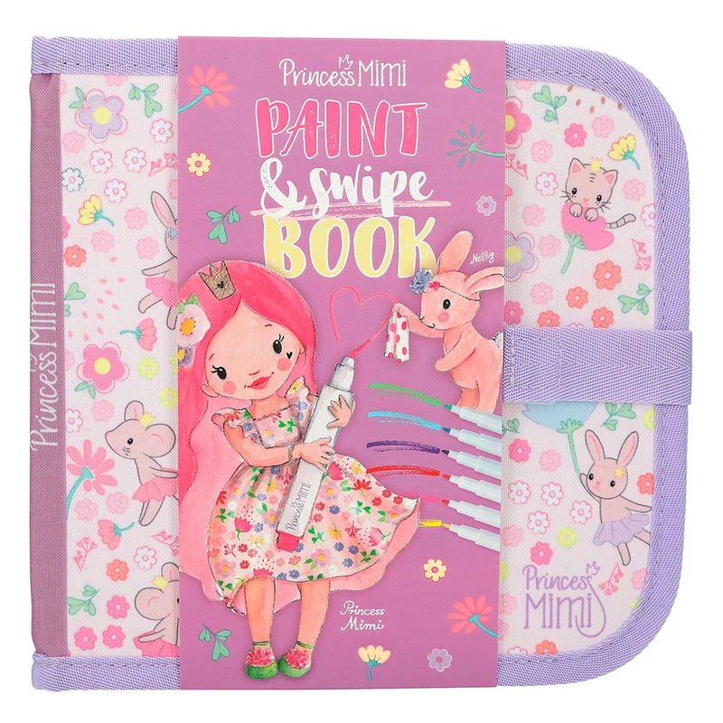 Princess Mimi Mal & Visk målarbok
