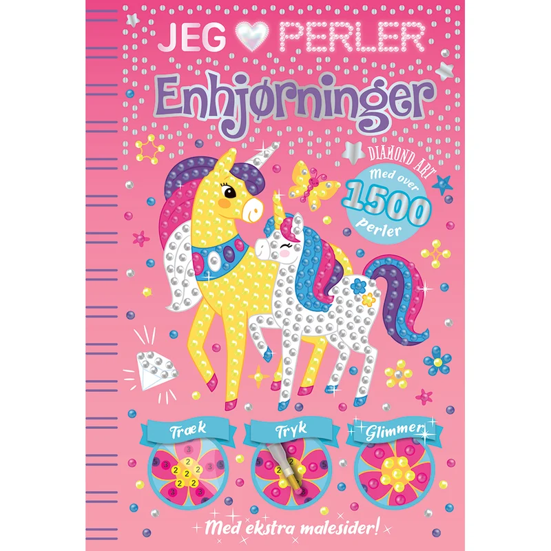 Diamond Art: Jag älskar pärlor – Enhörningar