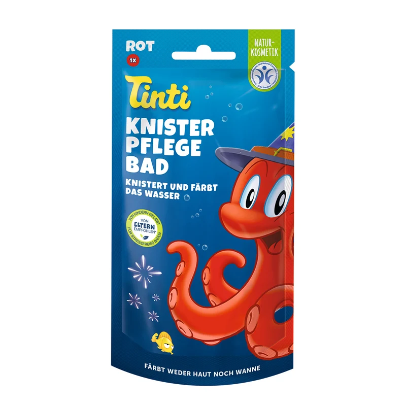 Tinti Knitrebad – Rött fyrverkeri