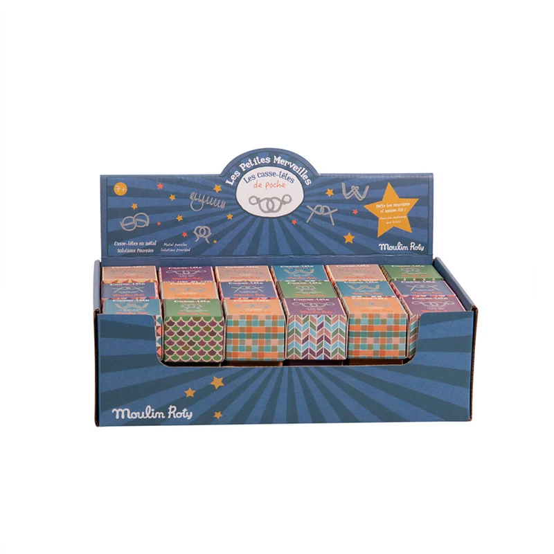 Moulin Roty mini IQ, Kluriga Pusselspel - blandade