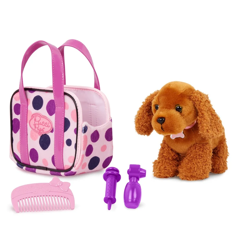 Pucci Pups hund i prickig väska