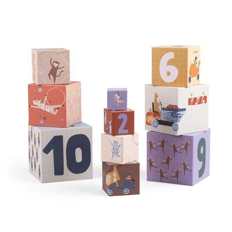 Sebra stapelblock, Toes/Builders