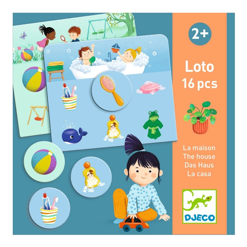Djeco Lära-spel, Bildlotteri Huset
