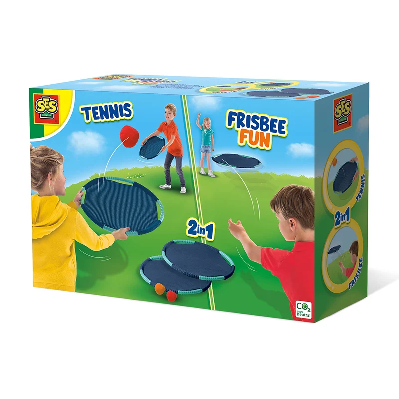 SES Creative Jättefrisbee och Trampolintennis