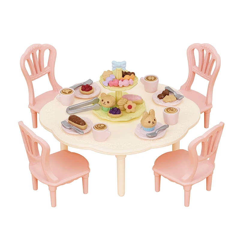 Sylvanian Families, docktillbehör - Sweet party-set