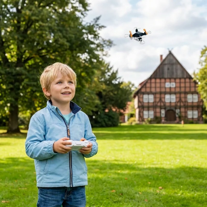 Mini Drönare – Fjärrstyrd Stuntflygare För Barn