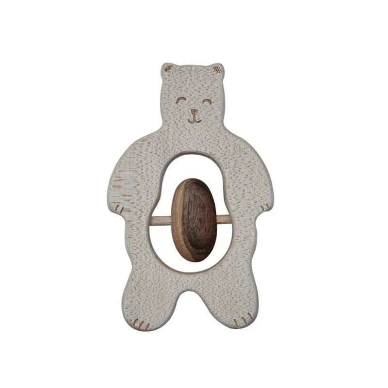 Wooden Story träskallra & bitring – teddy